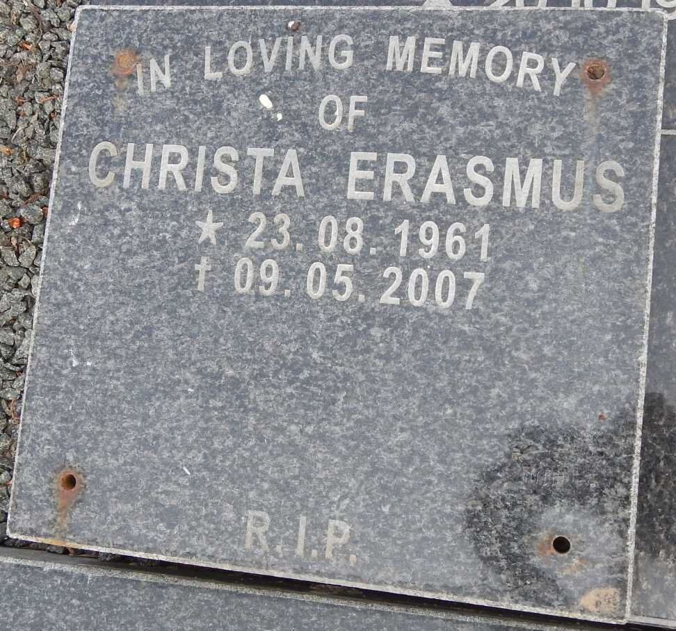 ERASMUS Christa 1961-2007