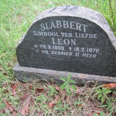 SLABBERT Leon 1959-1978