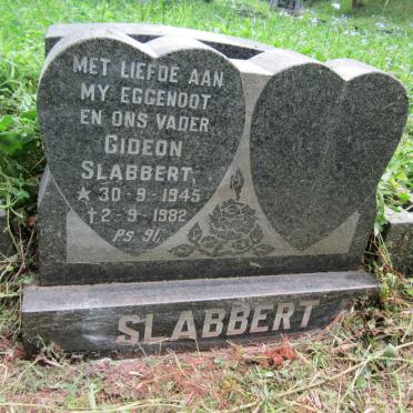 SLABBERT Gideon 1945-1982