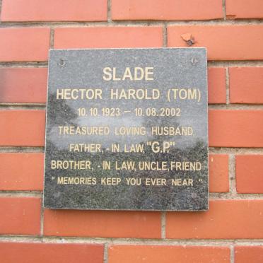 SLADE Hector Harold 1923-2002