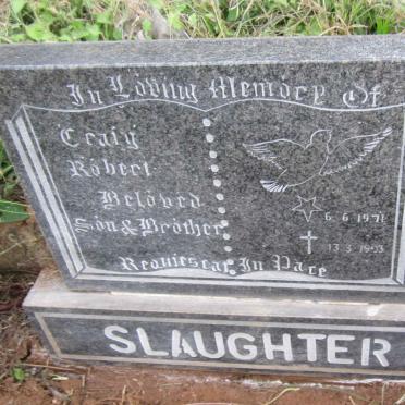 SLAUGHTER Craig Robert -1971-1996
