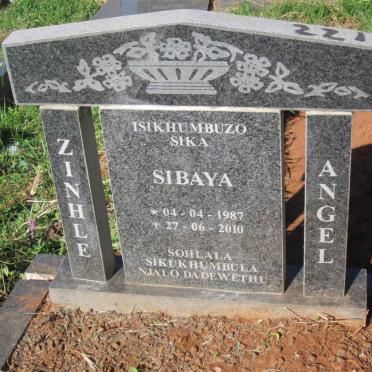 SIBAYA Zinhle Angel 1987-2010