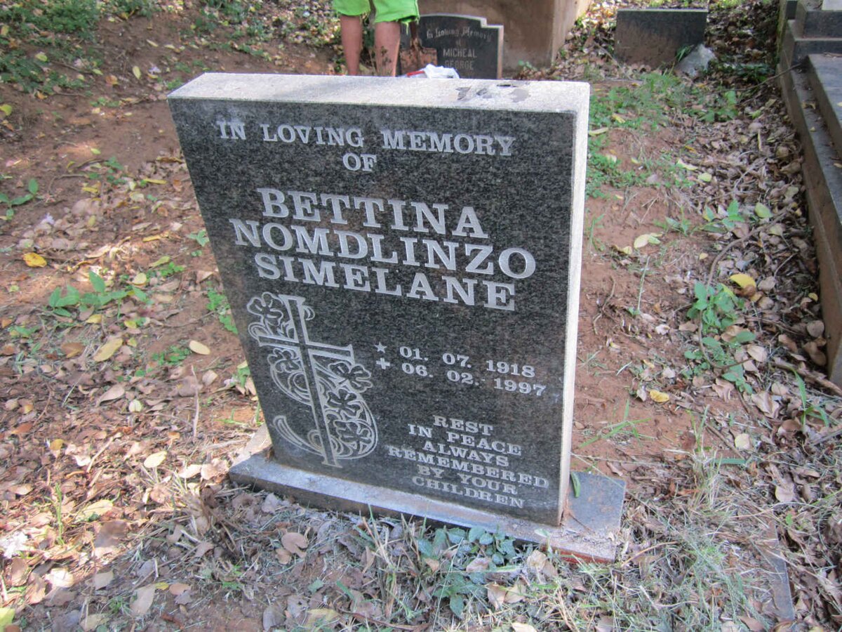 SIMELANE Bettina Nomdlinzo 1918-1997