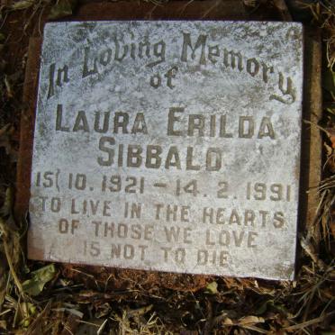 SIBBALD Laura Erilda 1921-1991