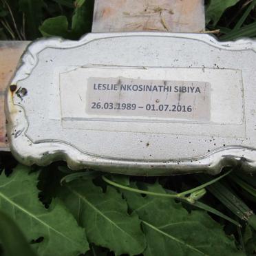 SIBIYA Leslie Nkosinathi 1989-2016