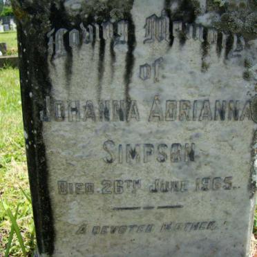 SIMPSON Johanna Adrianna -1965