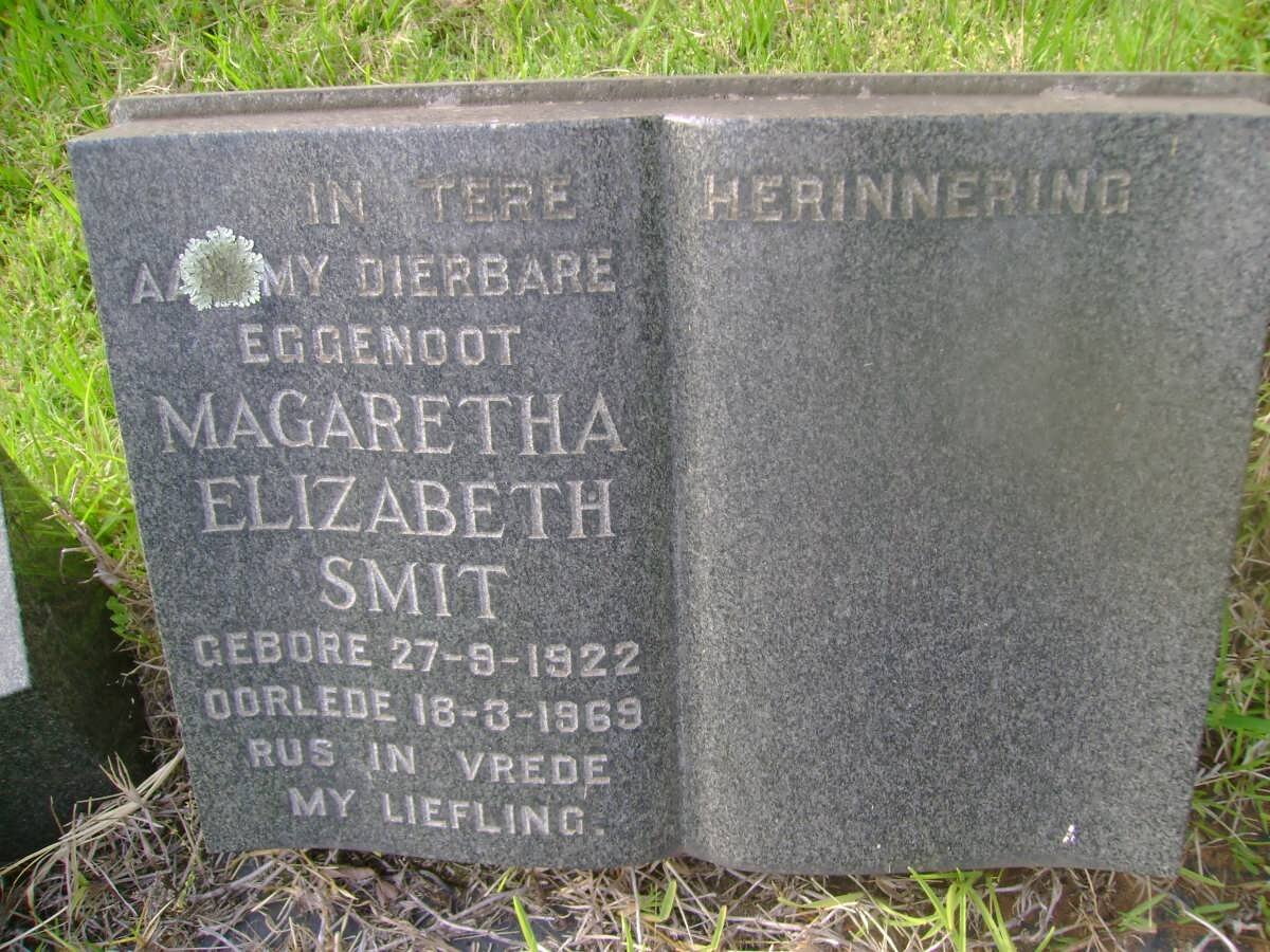 SMIT Magaretha Elizabeth 1922-1969