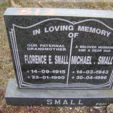 SMALL Florence E. 1915-1990 :: SMALL Michael 1943-1996