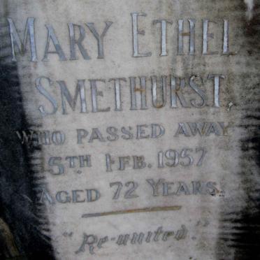 SMETHURST Mary Ethel -1957