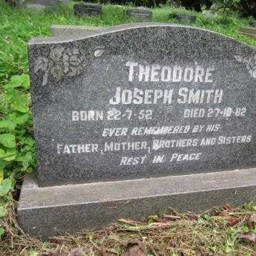 SMITH Theodore Joseph 1952-1982