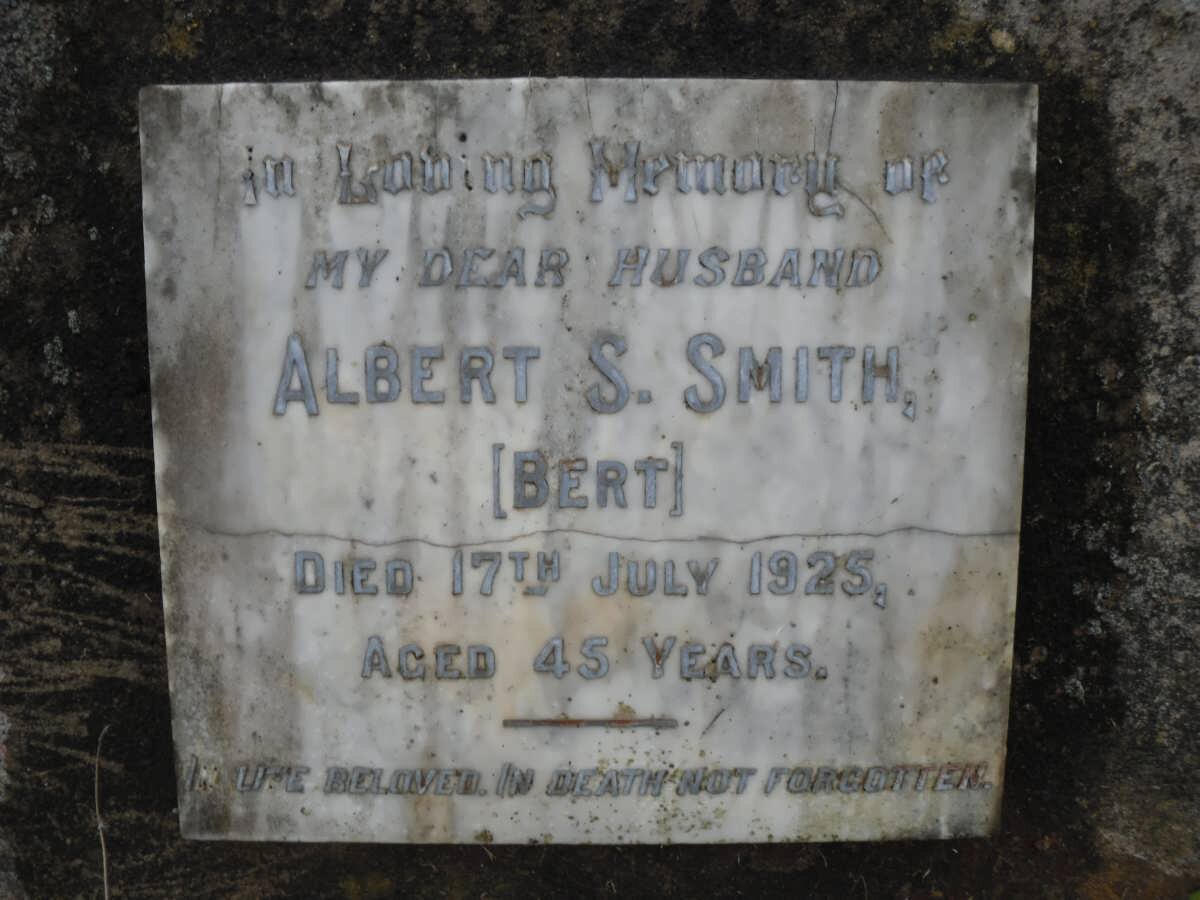 SMITH Albert S. -1925