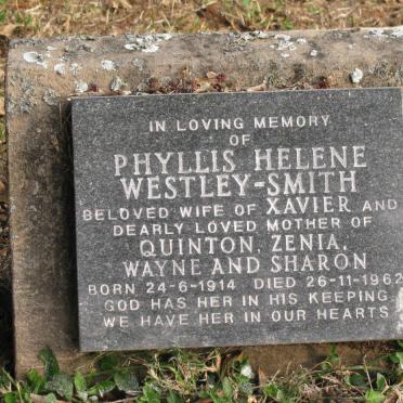 SMITH Phyllis Helene , Westley 1914-1962 