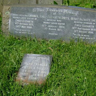 SMITH Henry Blewitt 1879-1956 &amp; Emily Elizabeth 1884-1971 :: CROOKES Fanny Helena 1872-1966