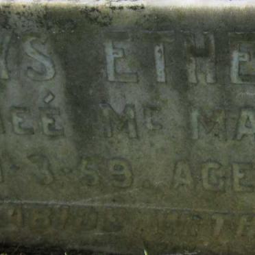 SMITH Gladys Ethel nee McMASTER -1959