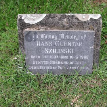 SZILINSKI Hans Guenter 1937-1966