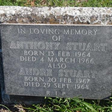 STUART Anthony 1964-1966 :: STUART Andre 1967-1968