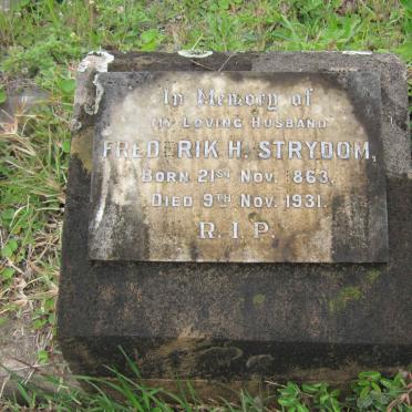 STRYDOM Frederik H. 1863-1931