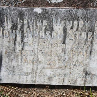 STOCKIL John Hudson -1941