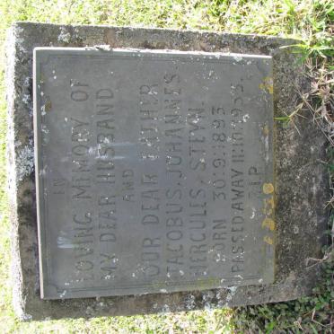 STEYN Jacobus Johannes Hercules 1893-1953