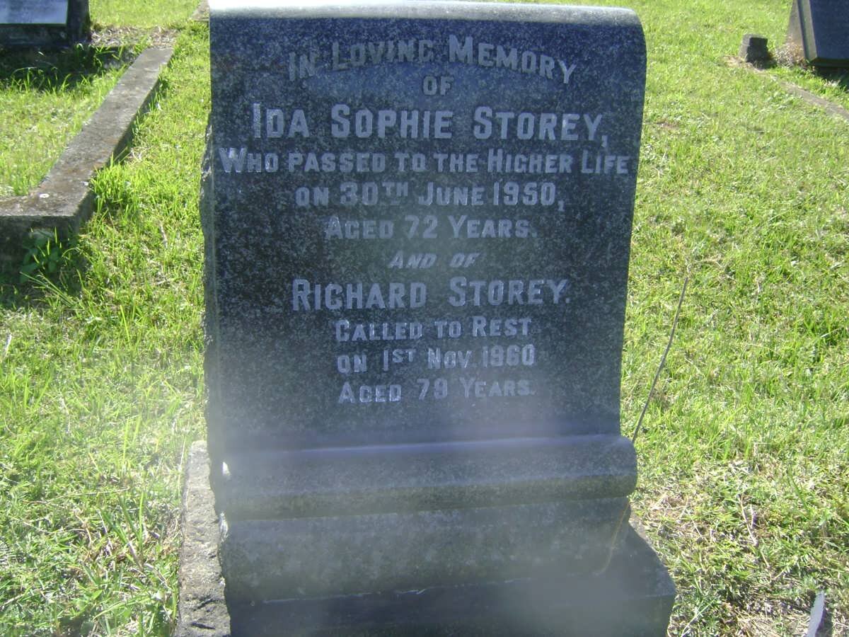 STOREY Richard -1960 &amp; Ida Sophie -1950