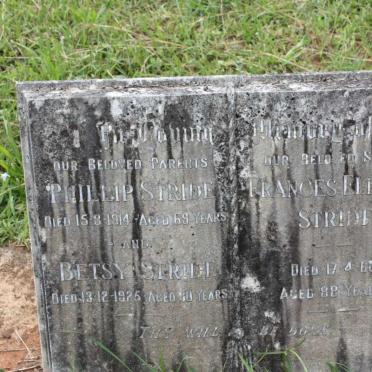 STRIDE Phillip -1914 &amp; Betsy -1925 :: STRIDE Frances Eleanor -1960