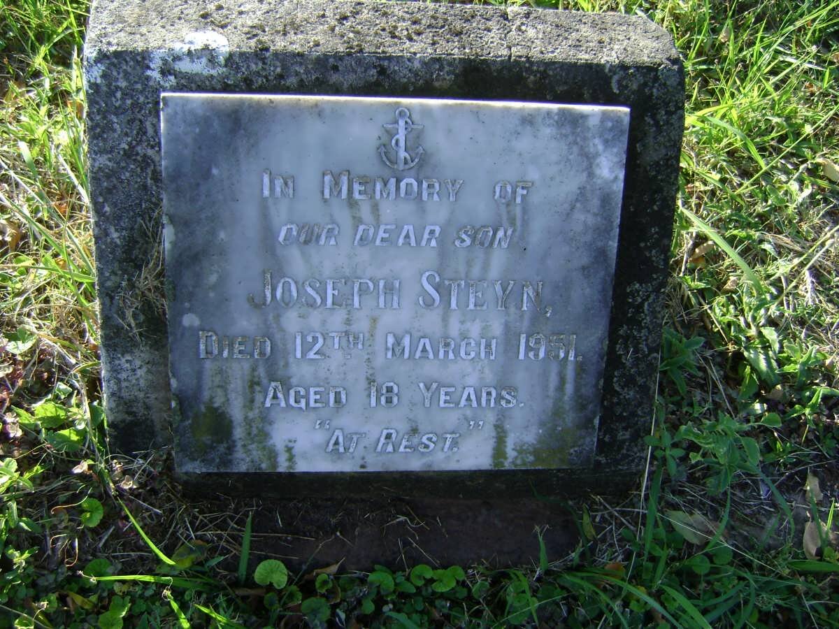 STEYN Joseph -1951