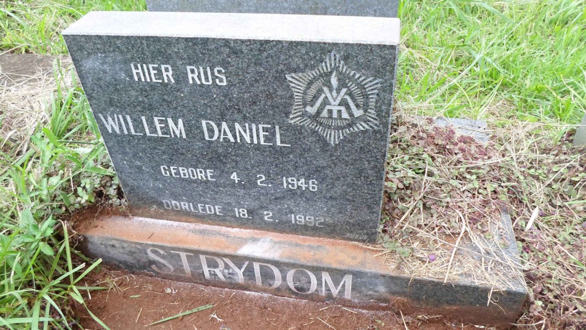 STRYDOM Willem Daniel 1946-1992