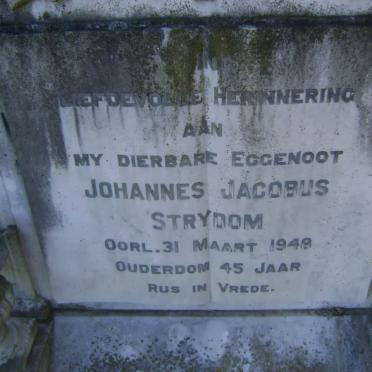 STRYDOM Johannes Jacobus -1948