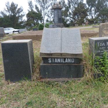 STANILAND Frank 1860-1926 &amp; Frances Stafford 1868-1963 :: GLASS Eda Mary -1979