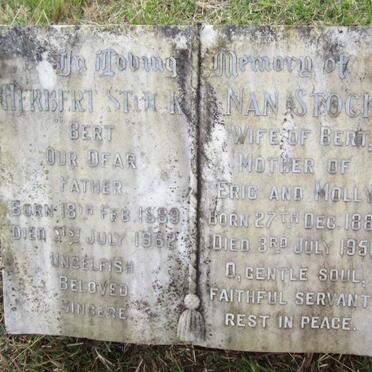 STOCK Herbert 1889-1962 &amp; Hannah 1889-1956