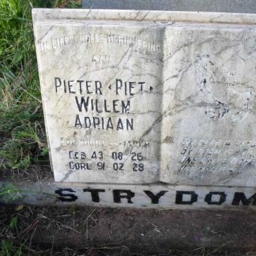 STRYDOM Pieter Piet Willem Adriaan 1943-1991