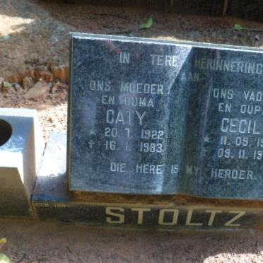 STOLTZ Cecil 1910-1990 &amp; Caty 1922-1983