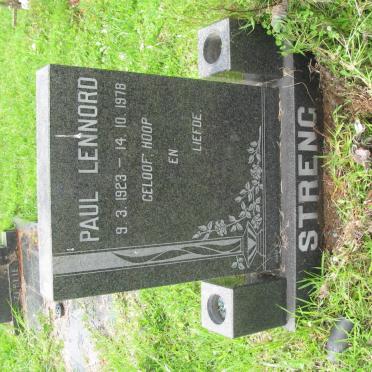 STRENG Paul Lennord 1923-1978
