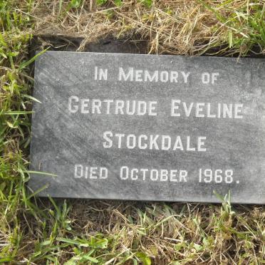 STOCKDALE Gertrude Eveline -1968