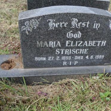 STRISCHE Maria Elizabeth 1899-1989