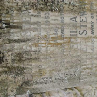 STEWART George -1953 &amp; Cecilia Bridget -1963