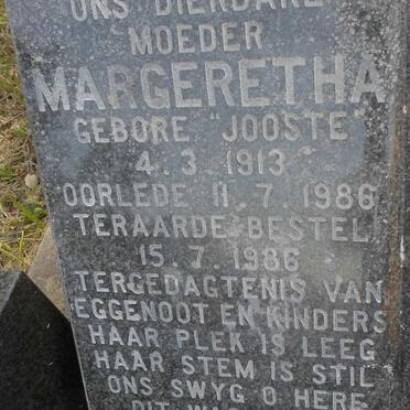 STOLTZ Margeretha JOOSTE 1913-1986