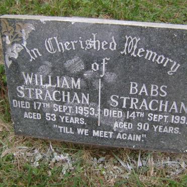 STRACHAN William -1953 :: STRACHAN Babs -1992