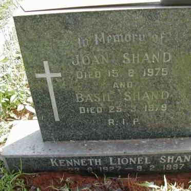 SHAND Basil -1979 &amp; Joan -1975 :: SHAND Kenneth Lionel 1927-1997