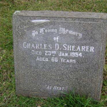 SHEARER Charles D. -1954
