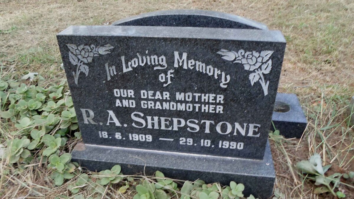 SHEPSTONE  R.A. 1909-1990