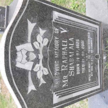 SHABALALA Raphael V. 1925-2001