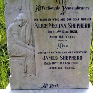 SHEPHERD James -1960  &amp; Alice Melina -1938