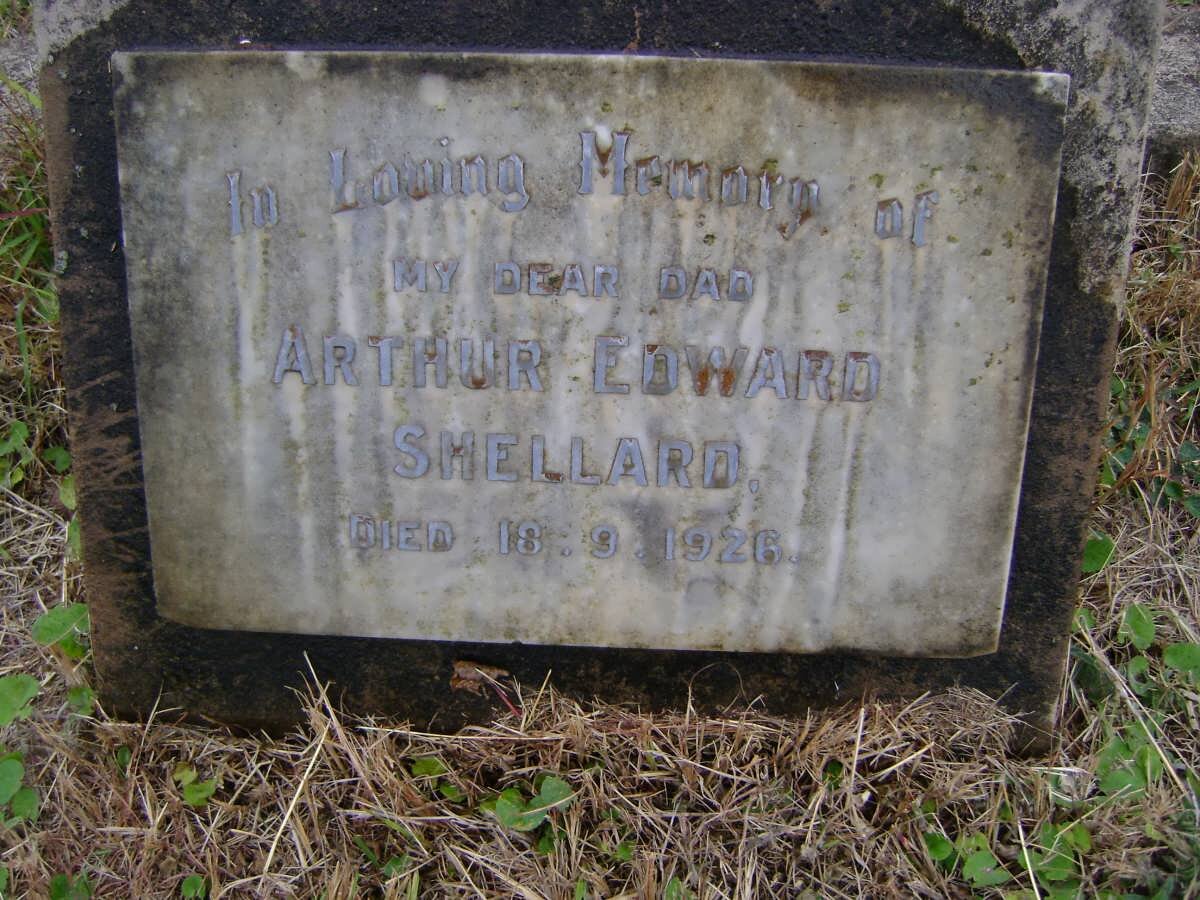 SHELLARD Arthur Edward -1926