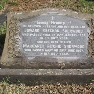 SHERWOOD Edward Breckon -1957 &amp; Margaret Ritchie -1967