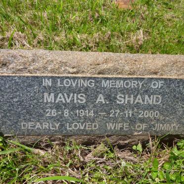 SHAND Mavis A. 1914-2000