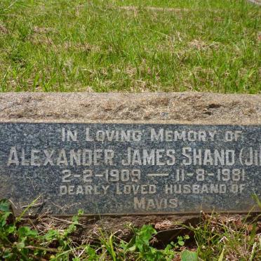 SHAND Alexander James 1909-1981