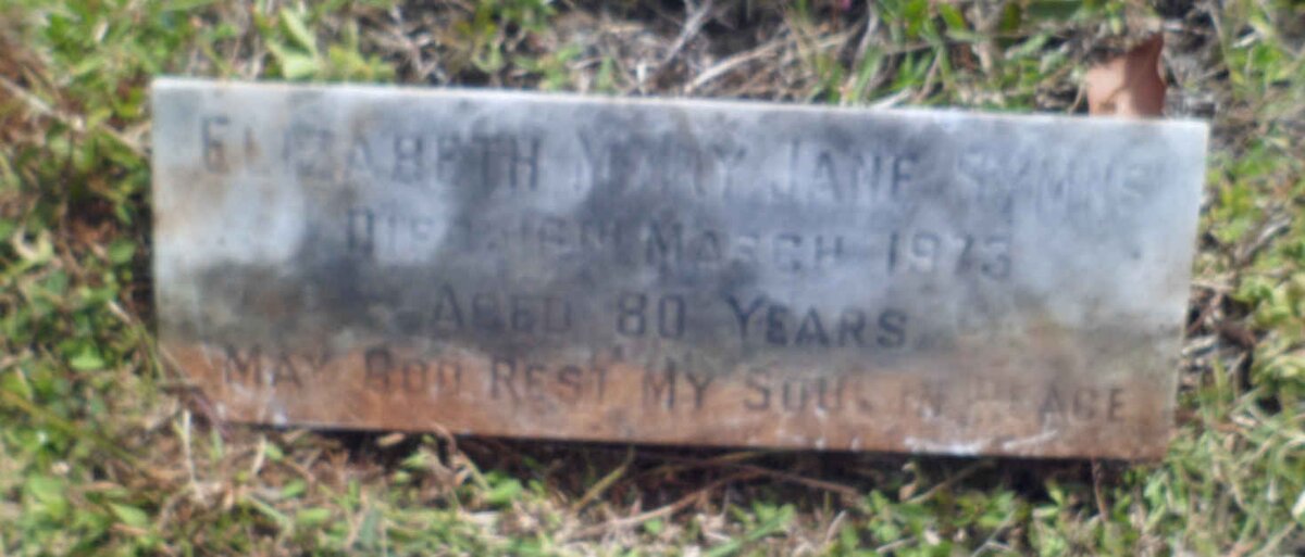 SYMNS Elizabeth Mary Jane -1973