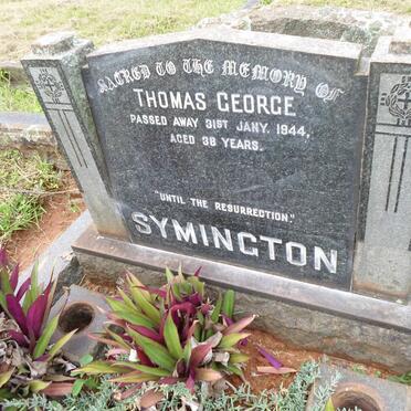 SYMINGTON Thomas George -1944