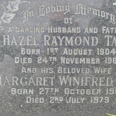 TARR Hazel Raymond 1904-1967 &amp; Margaret Winifred 1903-1979